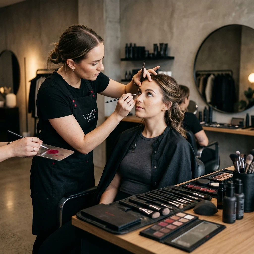 Makeup Artist at work
